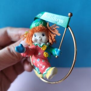 Carlton Cards Heirloom Collection Christmas Tree Ornament Parade 1993 Girl Clown